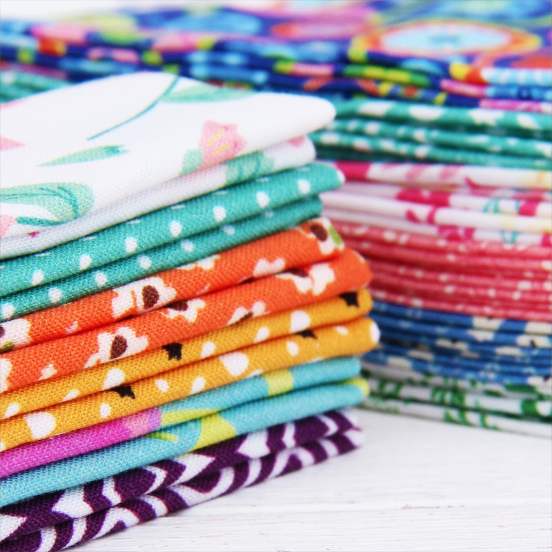 BOLT ENDS OF COTTON PRINTED FABRICS – 1/2 YARD TO 1 YARD CUTS
