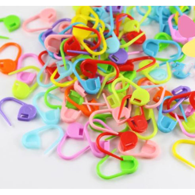 50 Bright Color Crochet Markers
