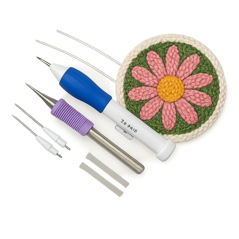 7pcs Needle Punch Tool  – 4 Sizes of Needles