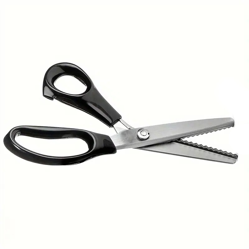 Ergonomic Stainless Steel Fabric Pinking Shears Scissors