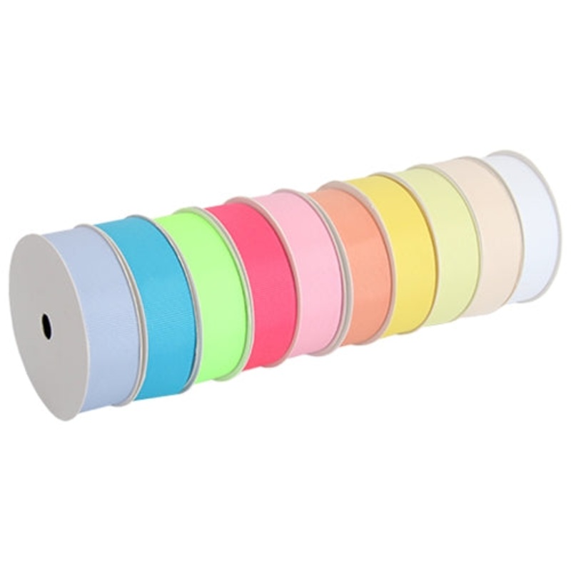 Grosgrain Ribbon 7/8″ – 10 Roll Set – Light Shades