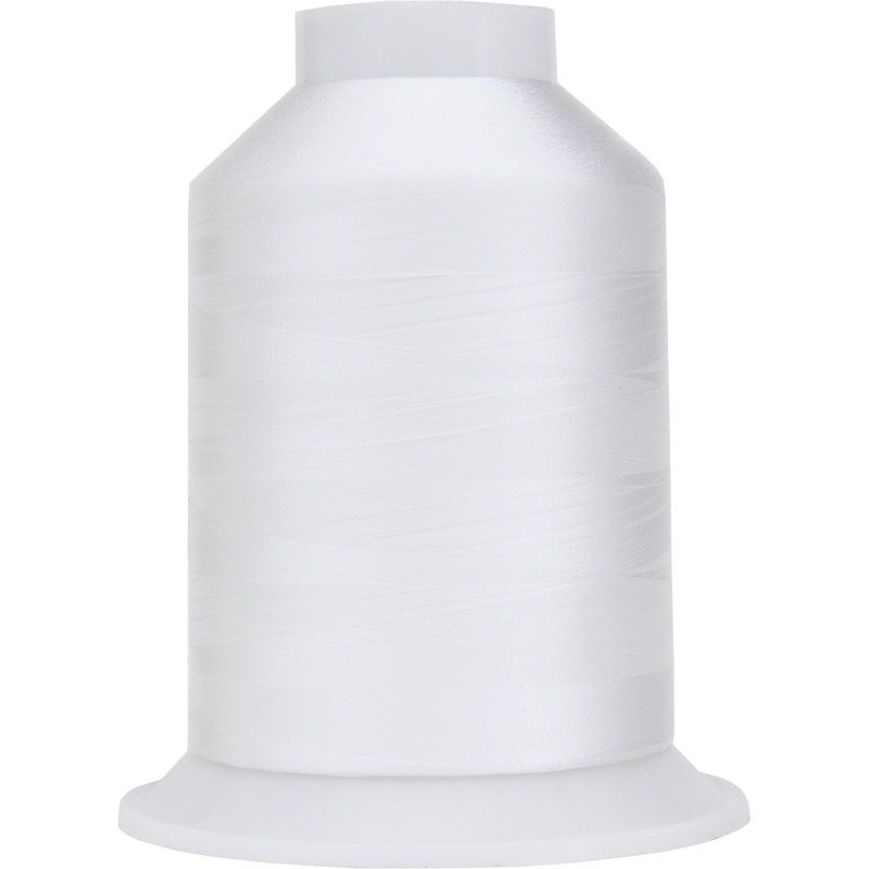 Bobbin Thread – 60wt White – 5000 Meters