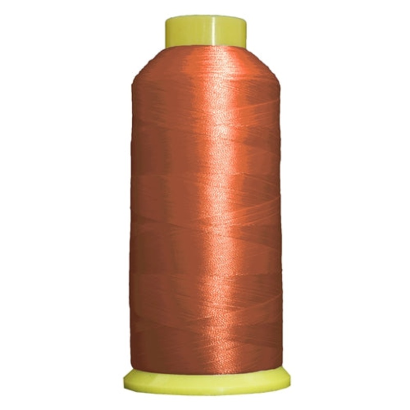 Large Polyester Embroidery Thread No. 165 – Rust- 5000 M