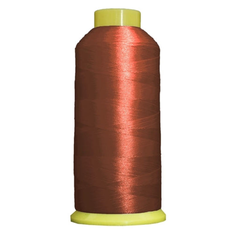 Large Polyester Embroidery Thread No. 318 – Brick – 5000 M