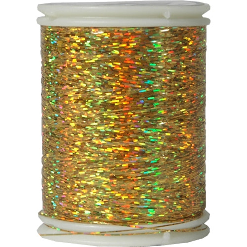 Sparkle Holographic Thread – 300 Meters – Gold