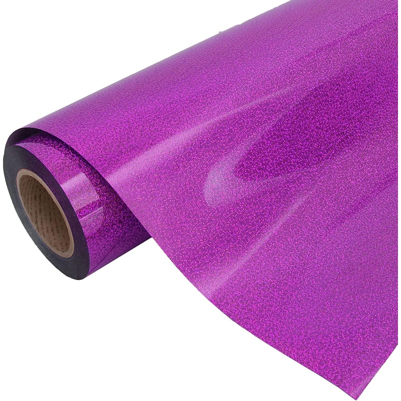 Holographic Violet 20″ Heat Transfer Vinyl Film By The Yard