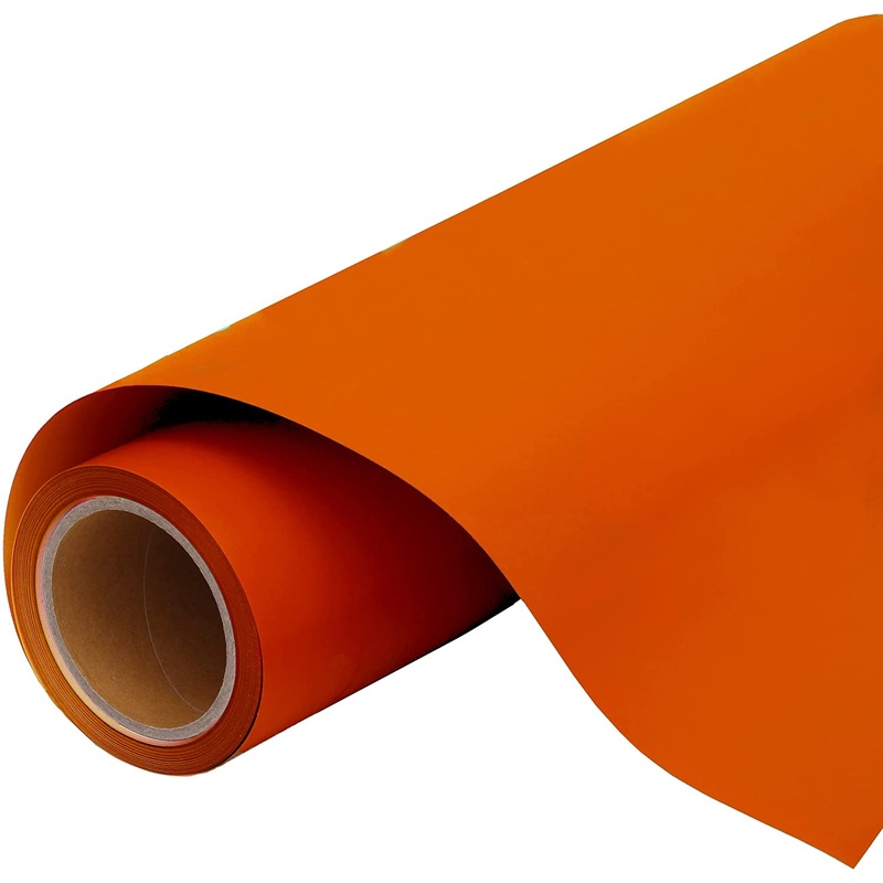 Orange Iron On Vinyl – 20″ Wide HTV Sold By the Yard