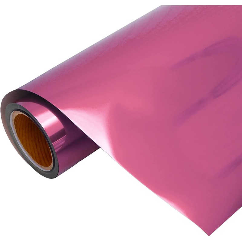 Light Pink Metallic Heat Transfer Vinyl 20″ Wide Sold By the Yard