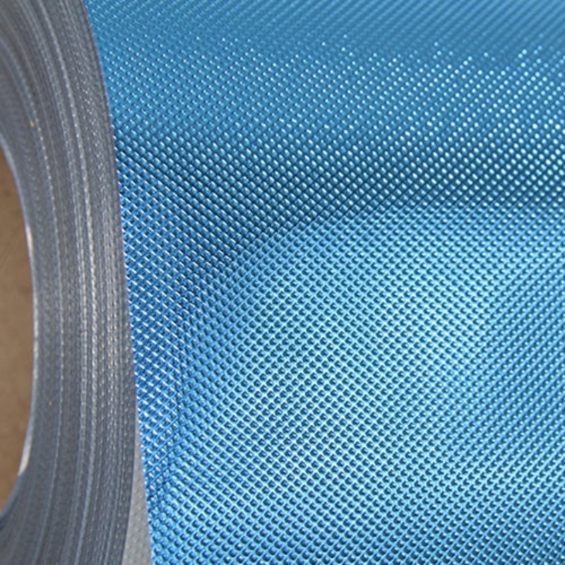 Embossed Blue Metallic 20 inches Heat Transfer Vinyl Film By The Yard
