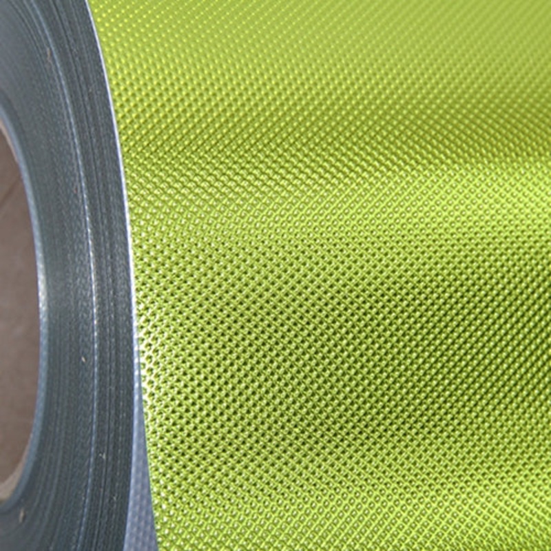 Embossed Spring Green Metallic 20 inches Heat Transfer Vinyl Film By The Yard