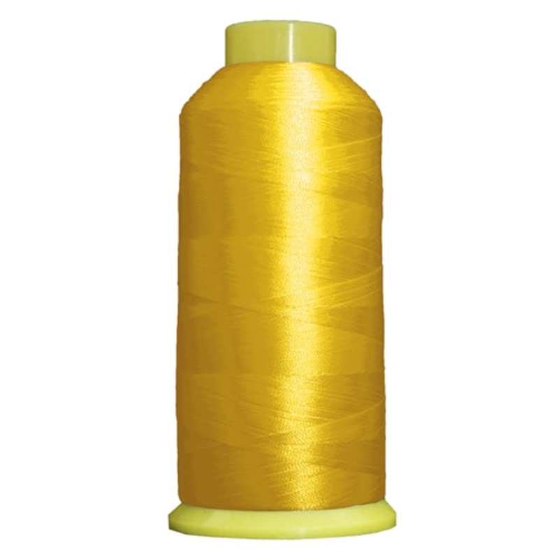 Large Polyester Embroidery Thread No. 154 – Yellow – 5000 M