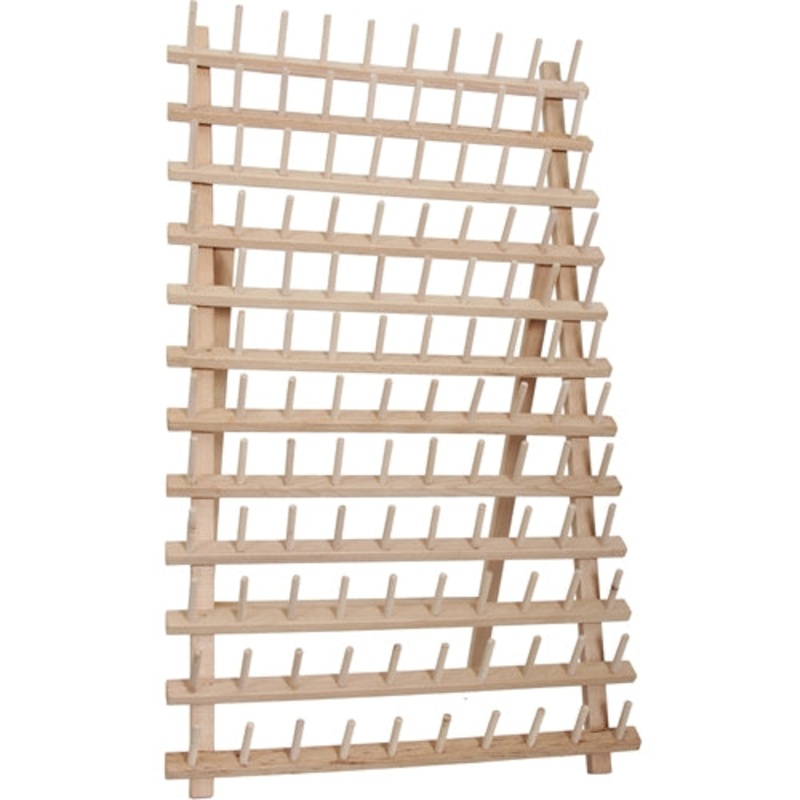120 Spool Thread Rack – Premium Wood Thread Organizer