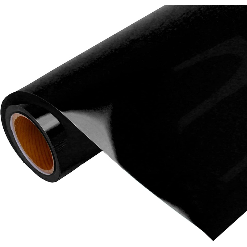 Black Metallic Foil Heat Transfer Vinyl 20″ Wide Sold By The Yard