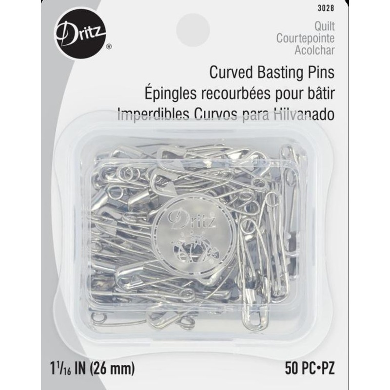 Curved Basting Pins