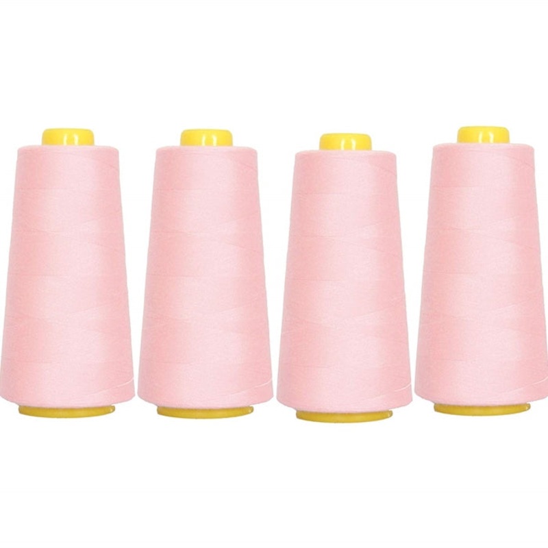 Four Cone Set of Polyester Serger Thread – Mauve 141 – 2750 Yards Each