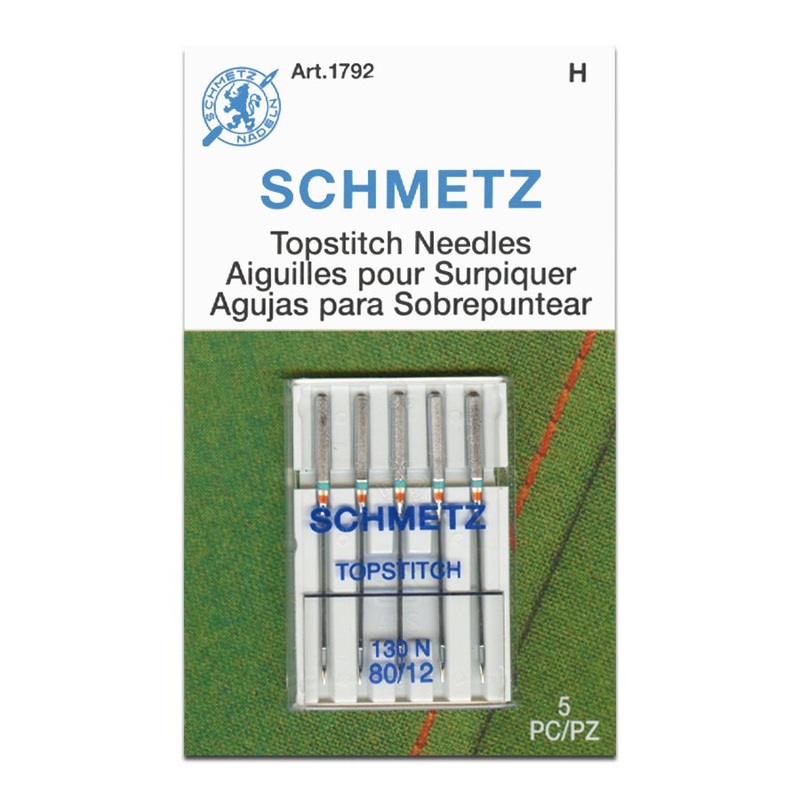 Topstitch Sewing Machine Needles -12/80