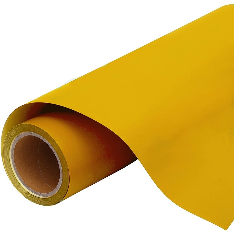 Yellow Iron On Vinyl 20″ Wide Sold By the Yard