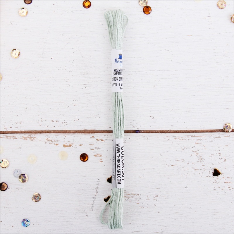 Light Antique Grey Premium Cotton Embroidery Floss – Six Strand Thread – No. 501