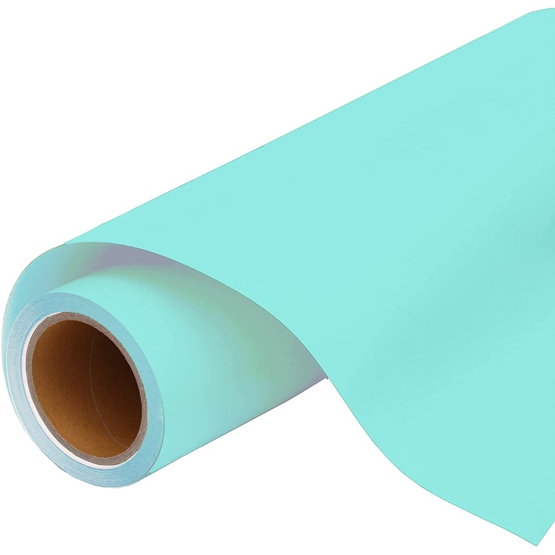 Light Turquoise Iron On Vinyl – 20″ Wide HTV Sold By the Yard