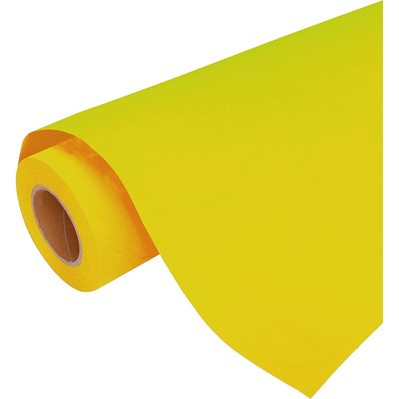 Yellow Velvet Flock Vinyl Heat Transfer – 20″ Wide HTV Sold By the Yard