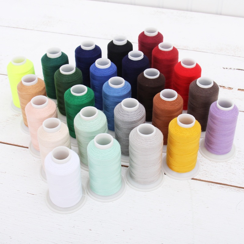 25 Popular Colors of Sewing Thread Set