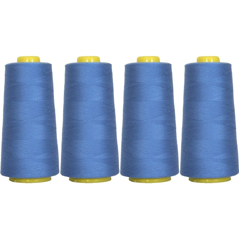 Four Cone Set of Polyester Serger Thread – Dusty Navy 229 – 2750 Yards Each