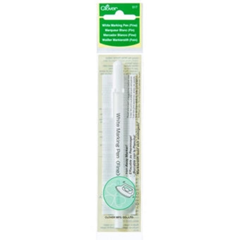 Clover Water Soluble Marker Fine Point-White
