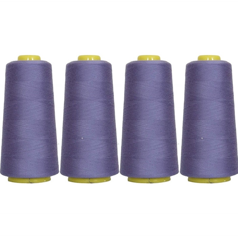 Four Cone Set of Polyester Serger Thread – Periwinkle 278 – 2750 Yards Each