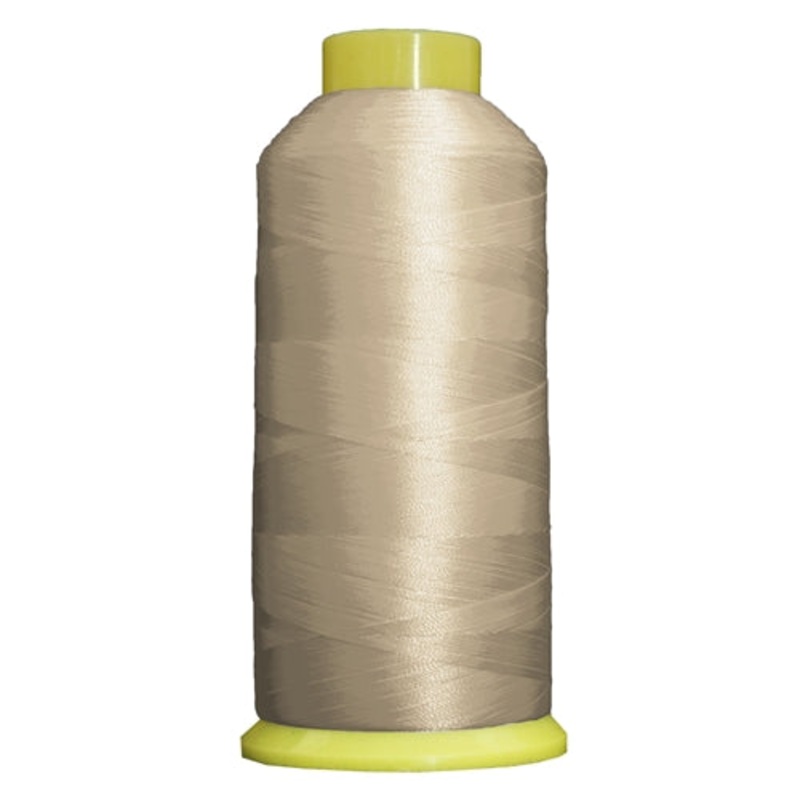 Large Polyester Embroidery Thread No. 411 – Lt Khaki Grey -5000 M