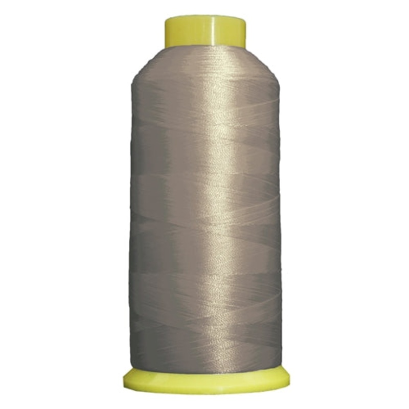Large Polyester Embroidery Thread No. 414 – Silver Grey- 5000 M