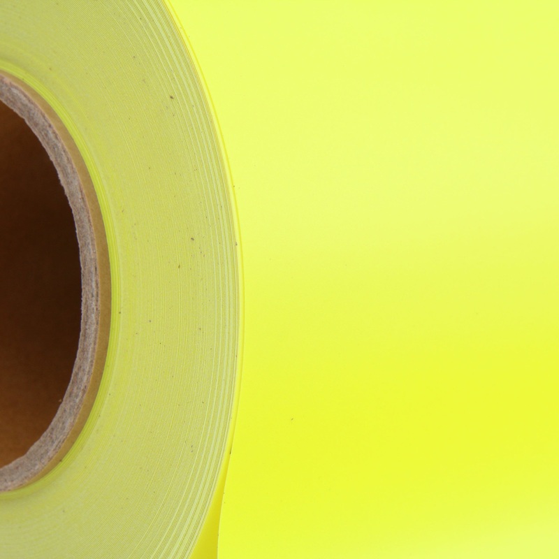 Neon Safety Yellow 20″ Wide Nighttime Reflective Heat Transfer Vinyl Film By The Yard