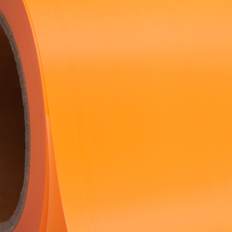 Orange Glow in the Dark  20″ Heat Transfer Vinyl Film By The Yard