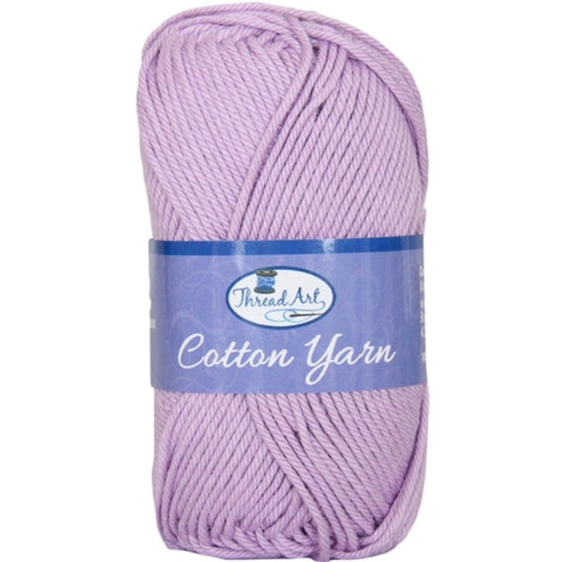 Crochet Cotton Yarn – #4 – Lavender – 50 gram skeins – 85 yds