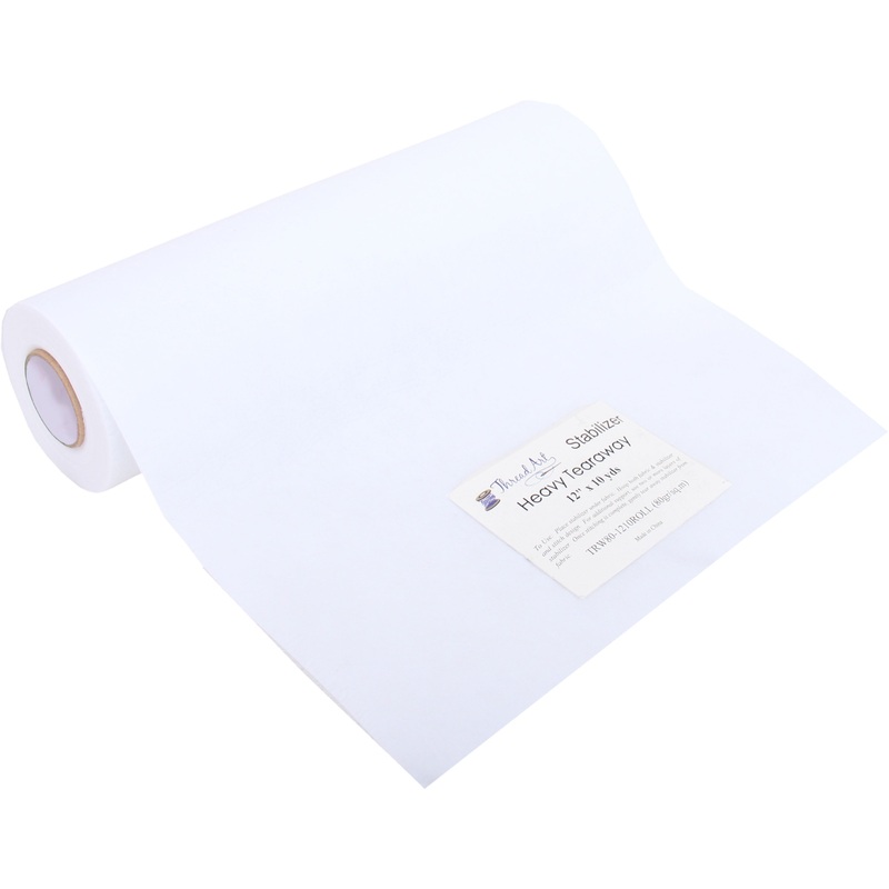 Heavy Tearaway Embroidery Stabilizer – 12 inch 10 yd roll