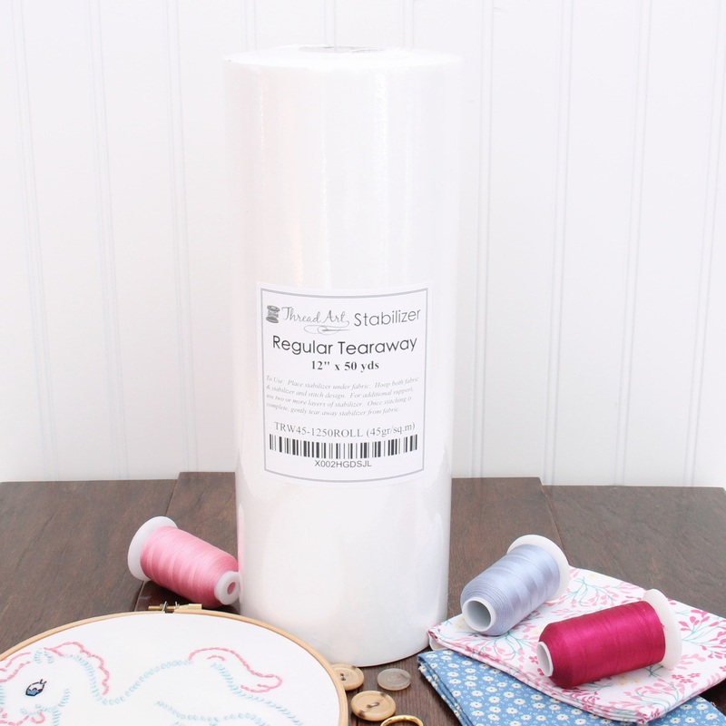 Regular Tearaway Embroidery Stabilizer – 12 inch 50 yd roll