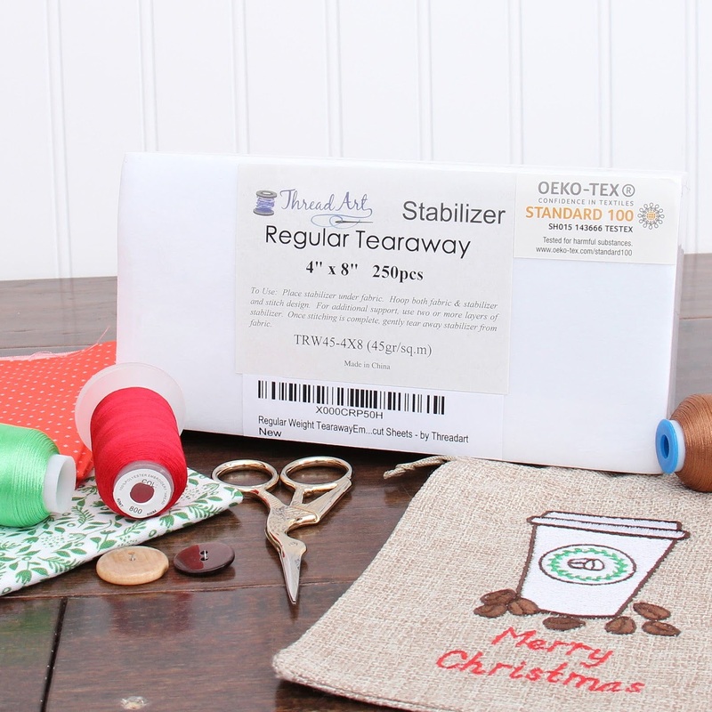 Regular Tearaway Embroidery Stabilizer – 4×8 250 Precut Sheets