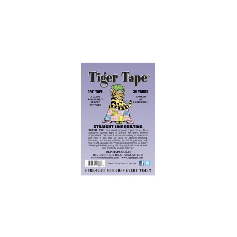 Tiger Tape – 1/4″ x 30 Yards – 9 Marks Per Inch