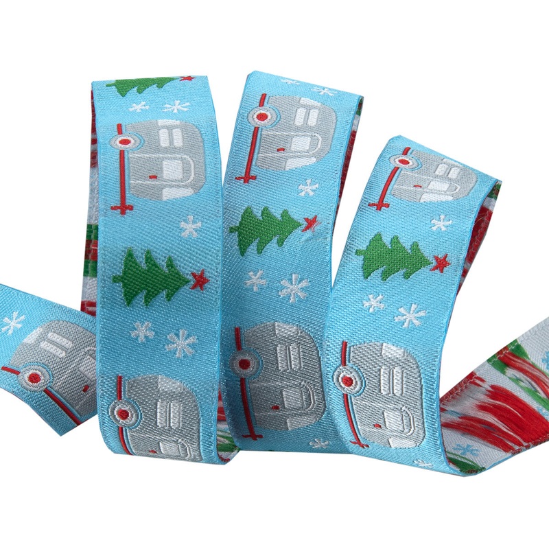 Adorable Holiday Camper by Jessica Jones – 7/8″ -by the yard
