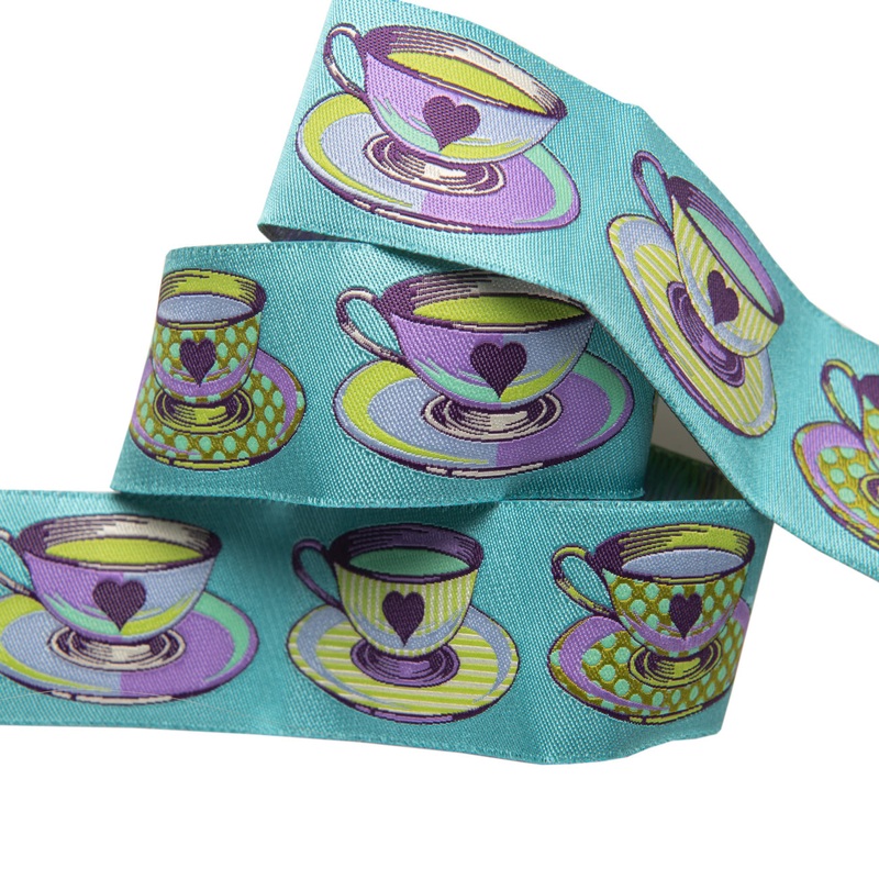 Big Tea Time Blue-1 1/2″-Tula Pink Curiouser