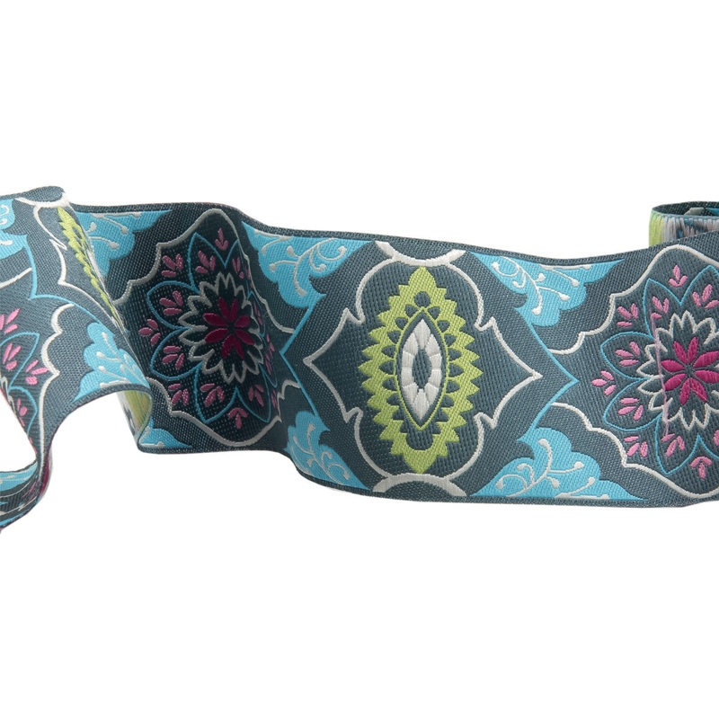 Brocade Grey/Blue – 2″ Amy Butler