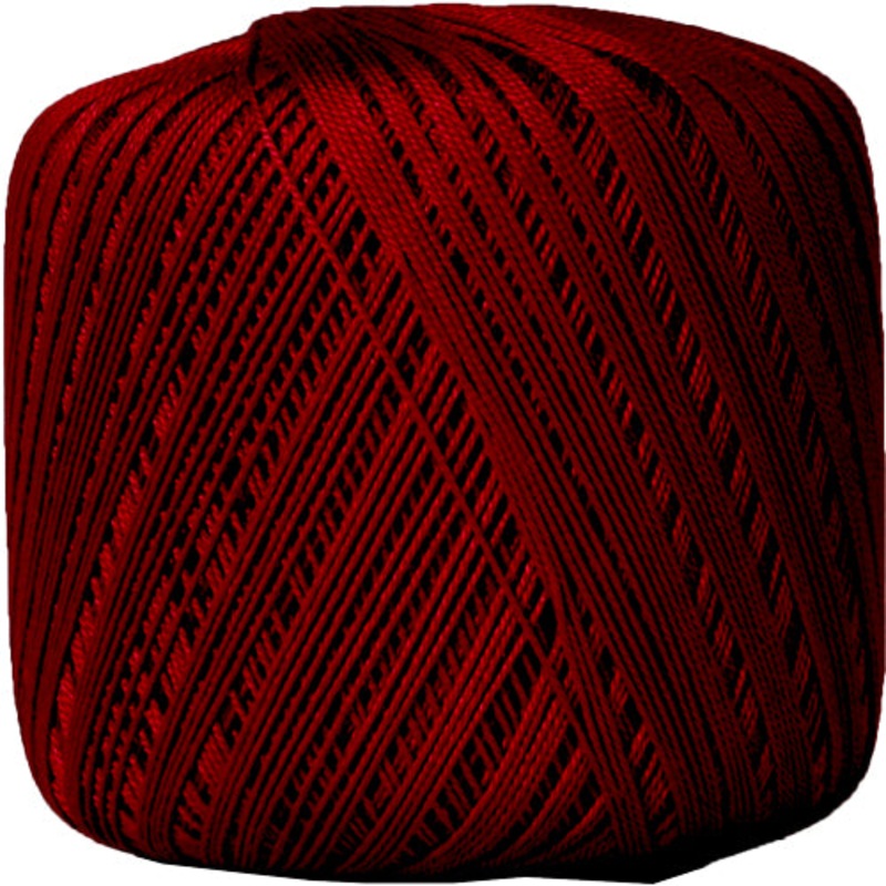 Cotton Crochet Thread – Size 10 – Burgundy – 175 Yds
