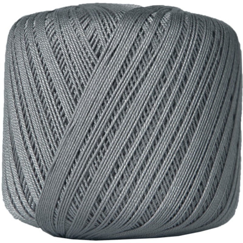 Cotton Crochet Thread – Size 10 – Grey – 175 Yds