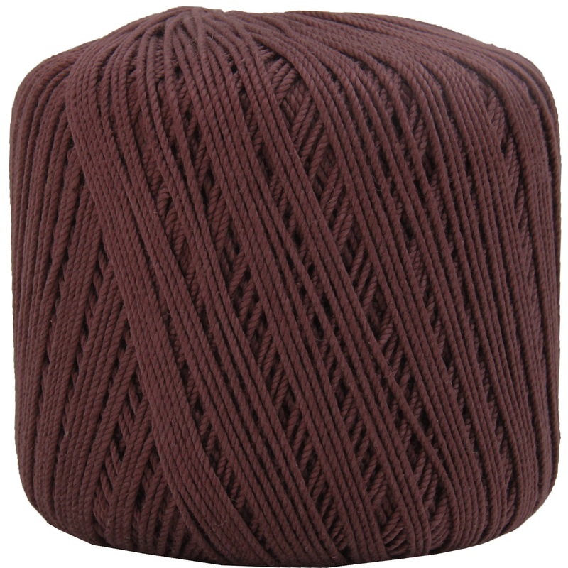 Cotton Crochet Thread – Size 3 – Chocolate Brown – 140 yds