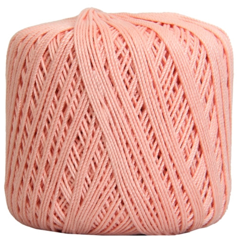 Cotton Crochet Thread – Size 3 – Lt. Pink- 140 yds