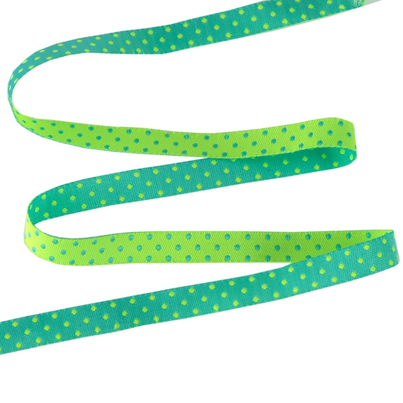 Dots Peacock 3/8″-Tula Pink Strips and Dots-by the yard