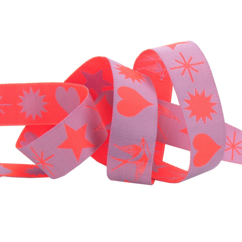 Fairy Flakes in Mystic/Purple – 7/8″ width – Tula Pink EverGlow – by the yd