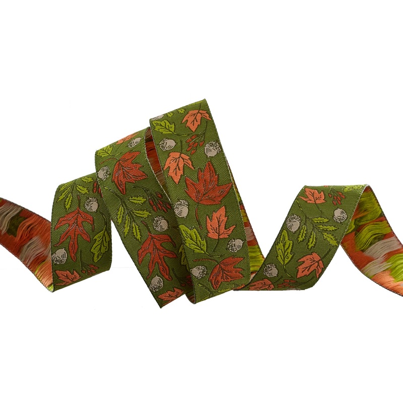 Forest Floor in Moss – 1″ width – The Great Outdoors by Stacy Iest Hsu – One Yard