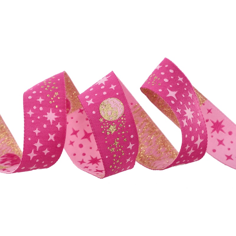 Meteor Shower in Blush – 7/8″ width – Tula Pink Roar! – One Yard