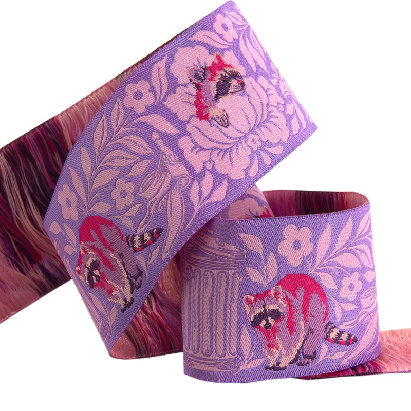 One Man’s Trash Purple 2″-Glimmer Tula Pink Tiny Beasts-by the yard