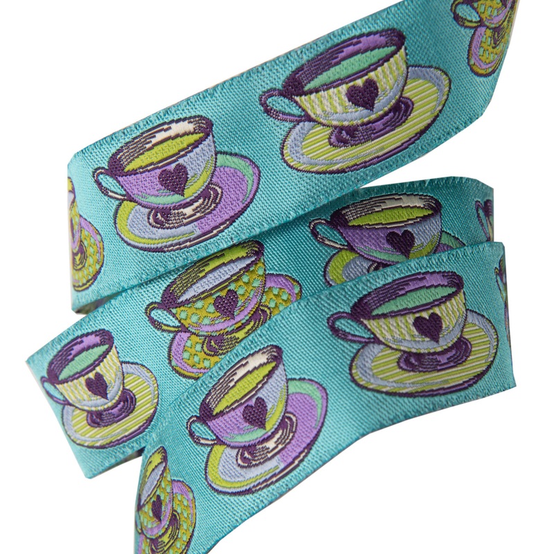 Tea Time Blue-7/8″-Tula Pink Curiouser